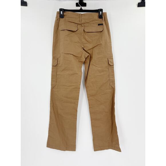 SANCTUARY Pants Size 25 NEW Reissue Cargo Pant Pockets Tan Khaki Straight Leg - Picture 5 of 6